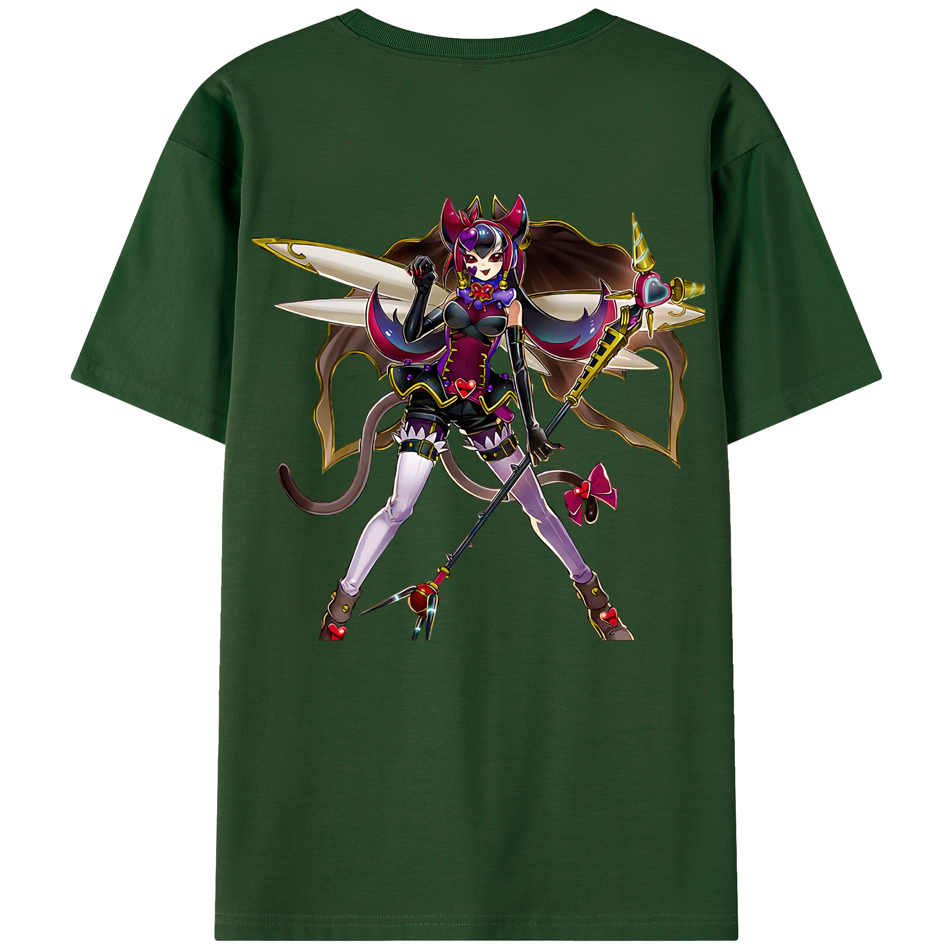 （画像用） 遊☆戯☆王 Yu-Gi-Oh! 綿100％半袖Tシャツ（背面プリント）